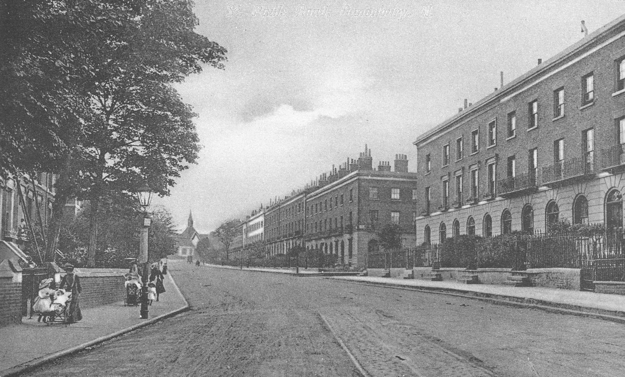 St. Pauls Road, Canonbury, Islington, asi 1905 od English Photographer