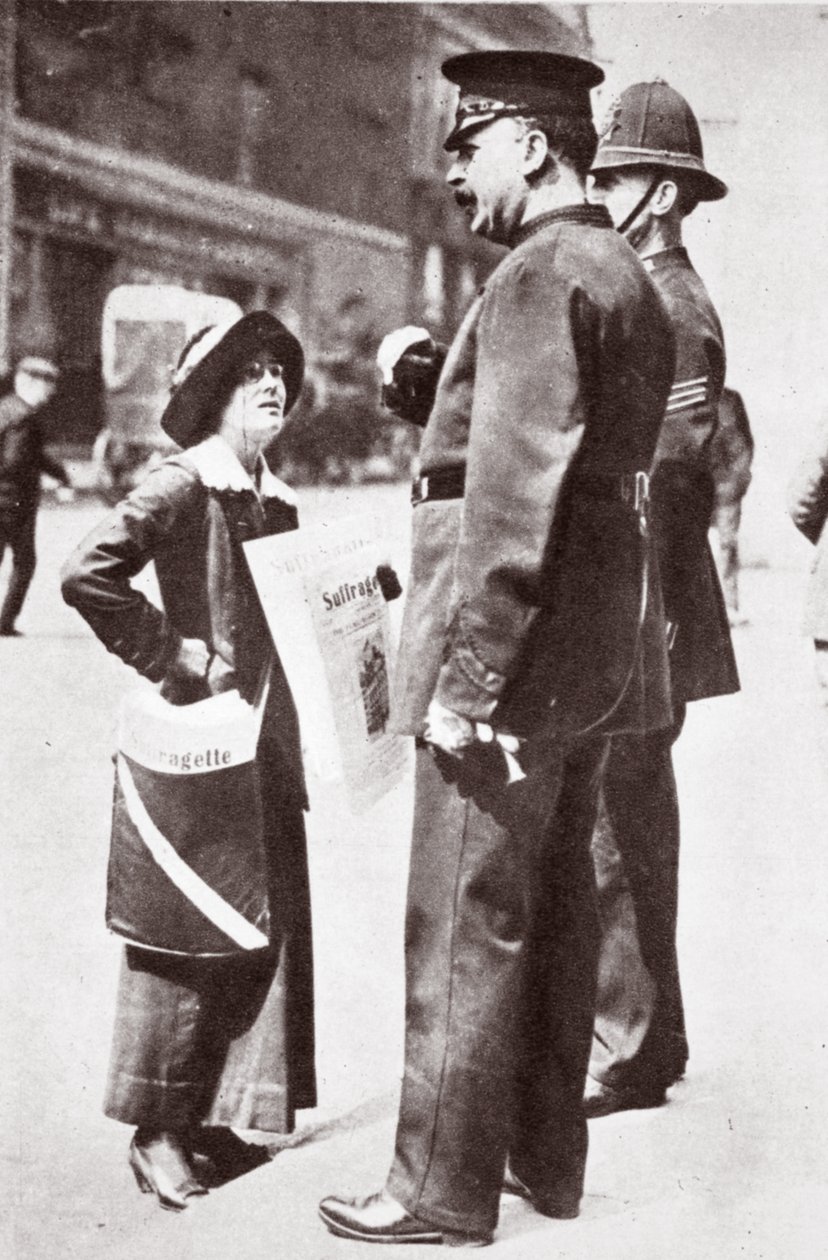 sufražetka, 1913 od English Photographer