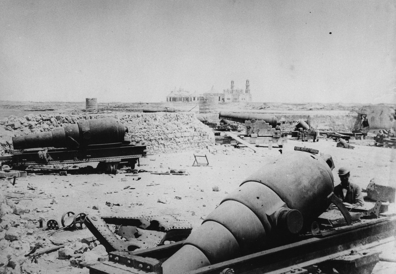 Bombardování Alexandrie, 1882 od English Photographer