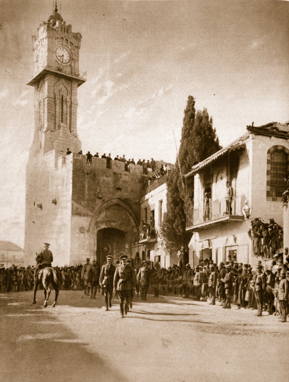 Osvoboditelé Jeruzaléma: Sir Edmund Allenby historický vstup do Svatého města, 1914-19 od English Photographer