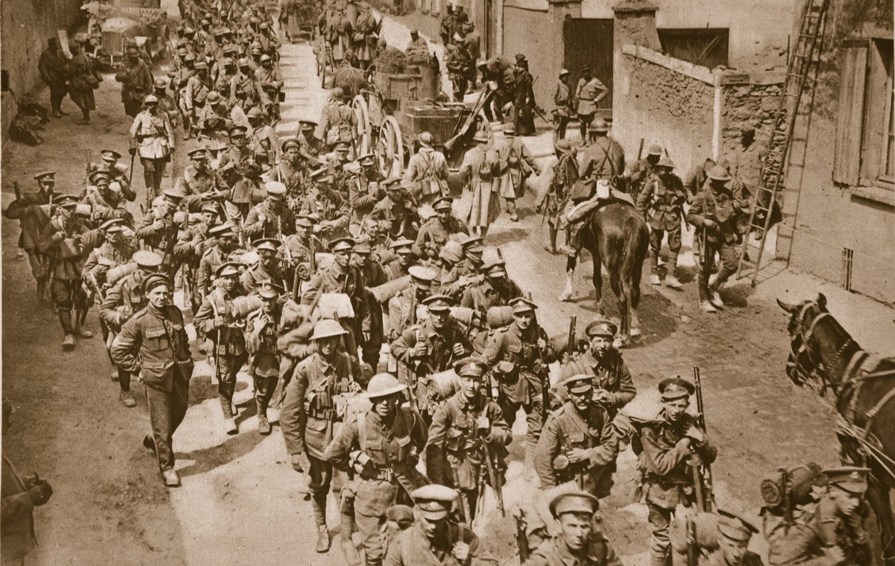 Dva lidé sjednocení v jediném účelu pod jednou kontrolou, 1914-19 od English Photographer