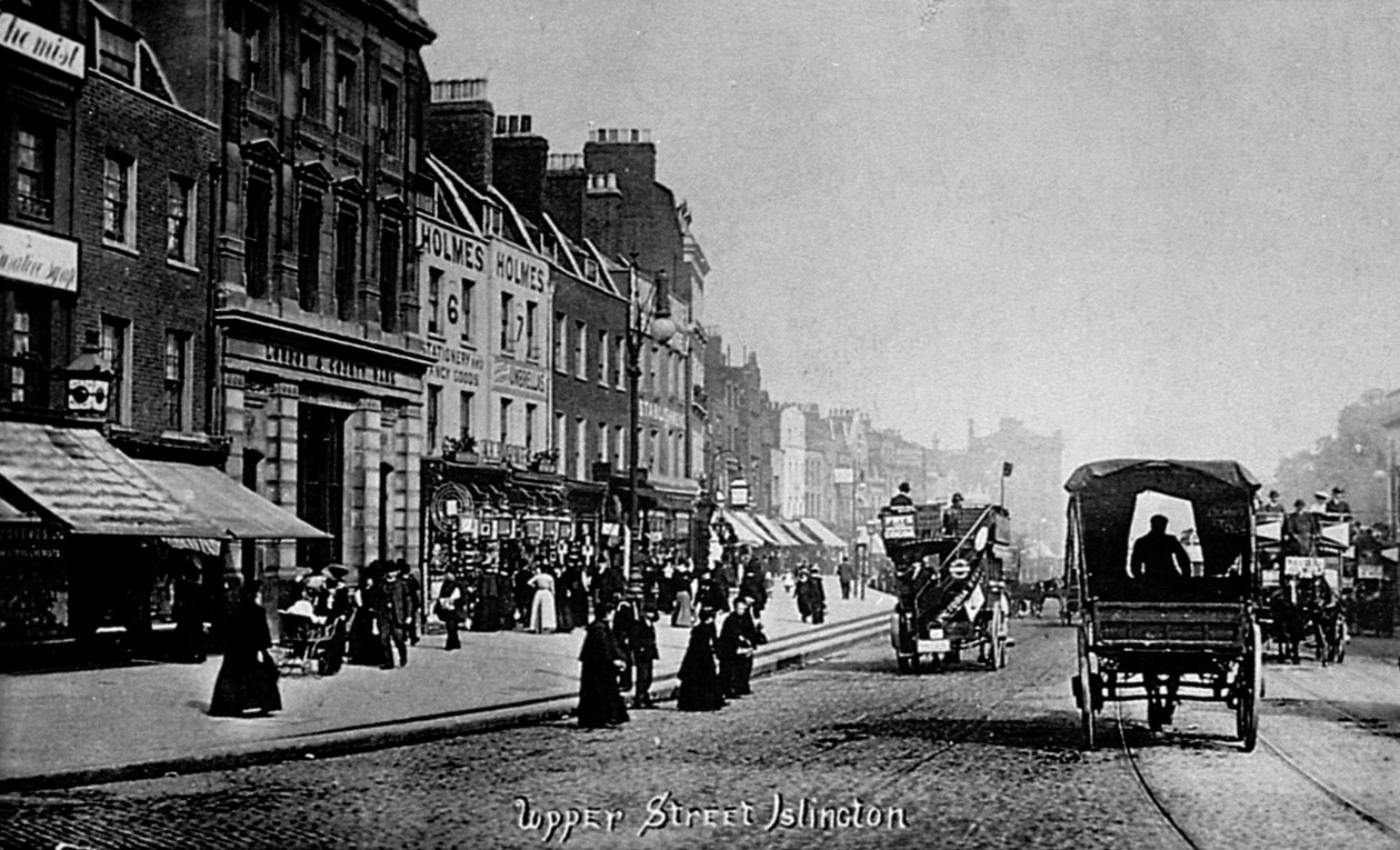 Upper Street, Islington, asi 1906 od English Photographer