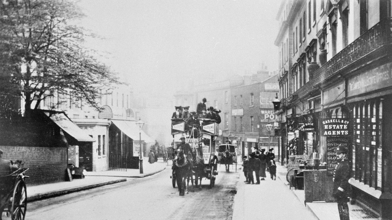 Pohled na Church Street, Kensington c.1906 od English Photographer