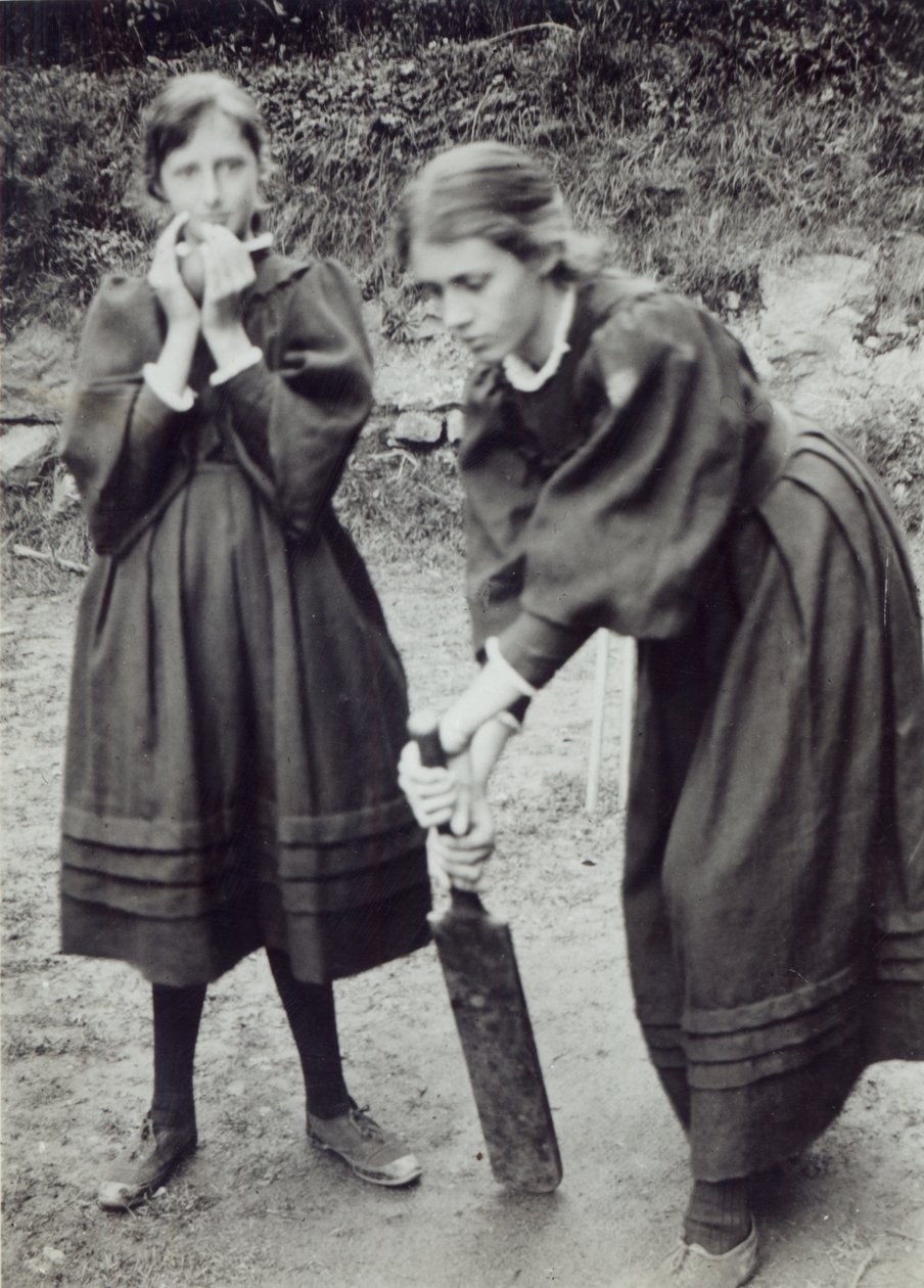 Virginia a Vanessa Stephenové, v St. Ives, 1894 od English Photographer