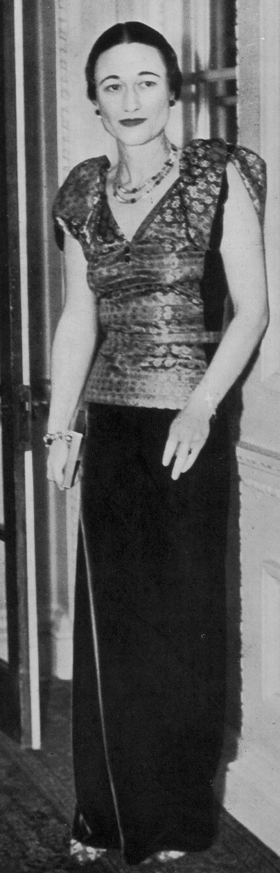 Wallis Simpson, 1936 od English Photographer