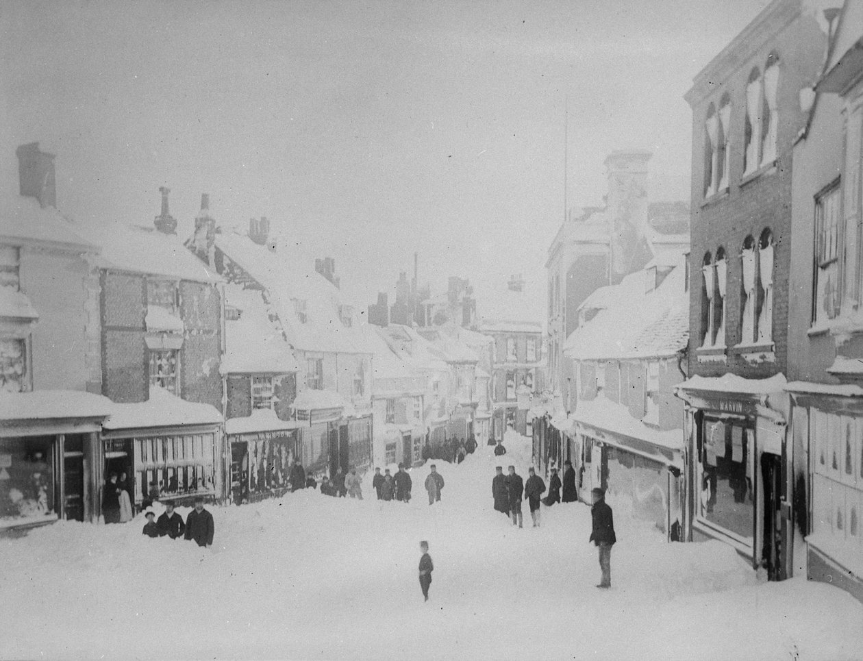 West Cowes, leden 1881 nebo 1891 od English Photographer