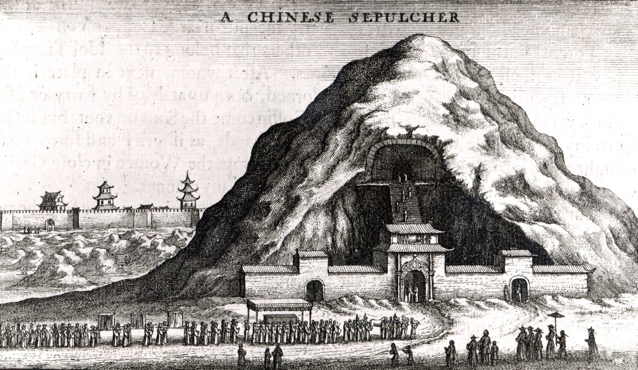 Čínský hrob, 1669 od English School