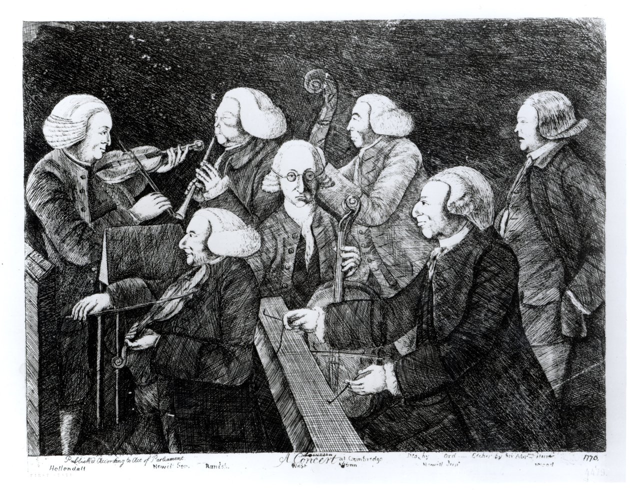 Koncert v Cambridge, 1770 od English School
