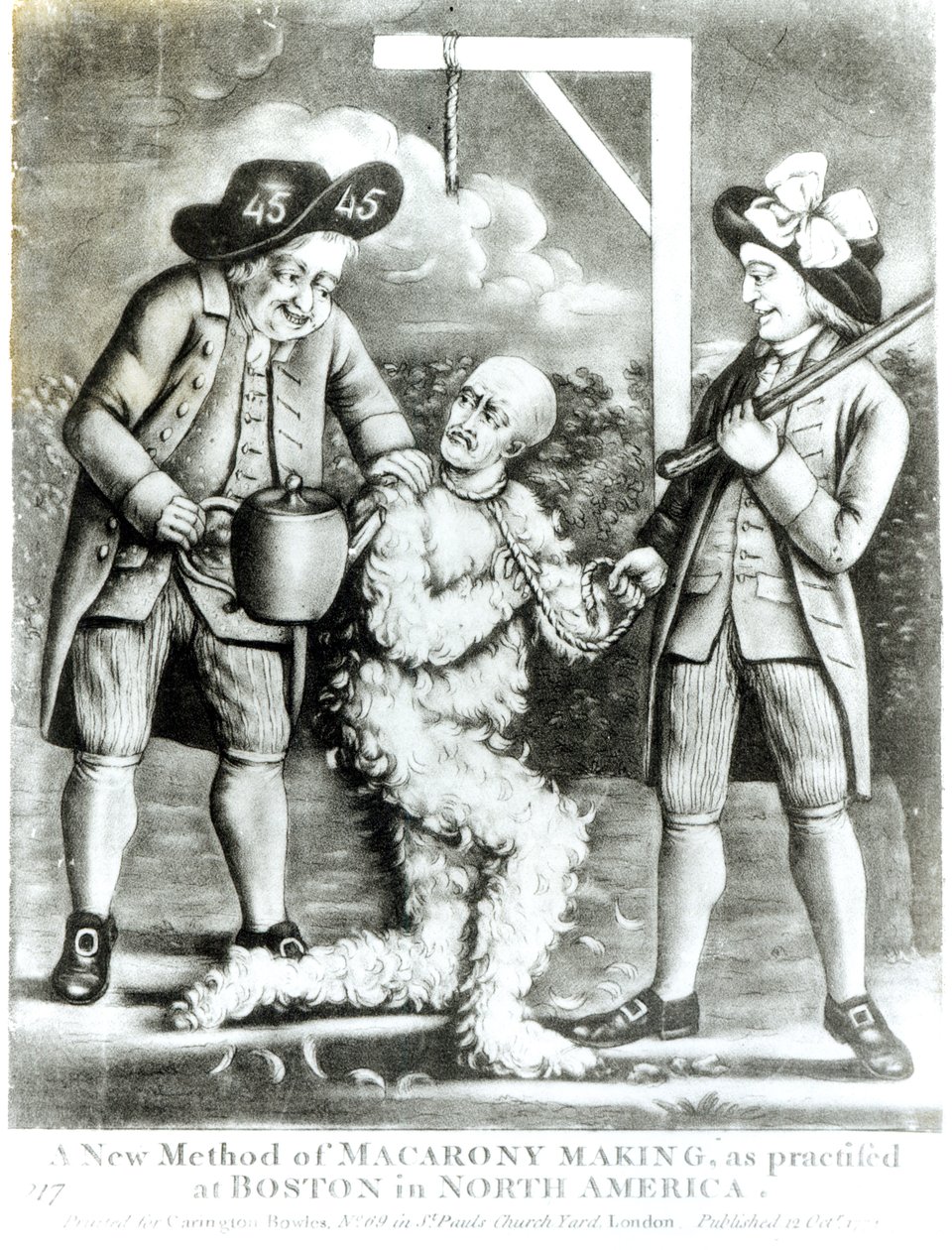 Nová metoda výroby makaronů, jak se praktikuje v Bostonu v Severní Americe, 12. října 1774 od English School
