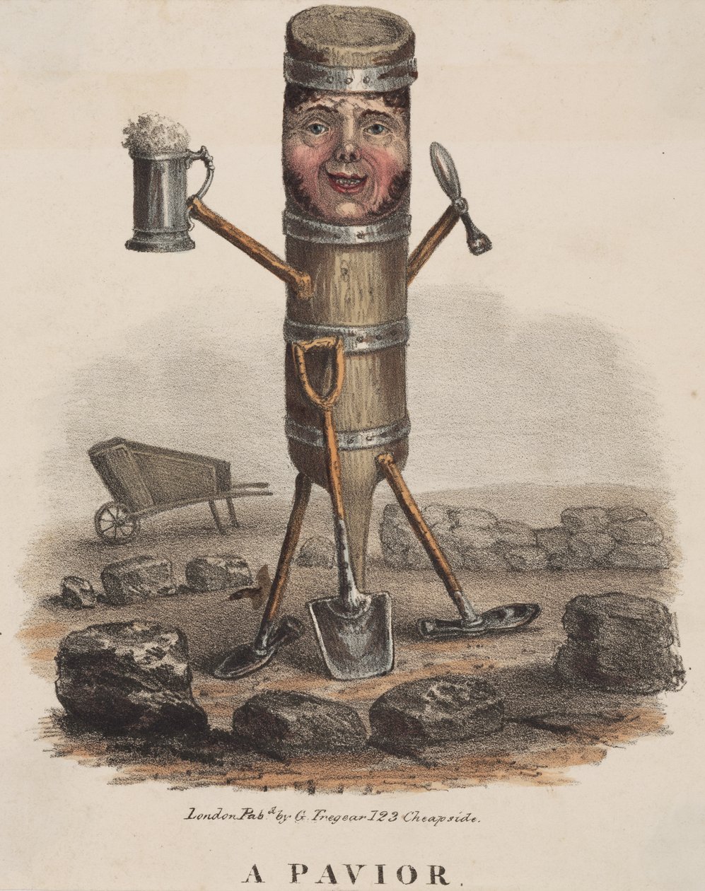A Pavior, kolem 1810-60 od English School