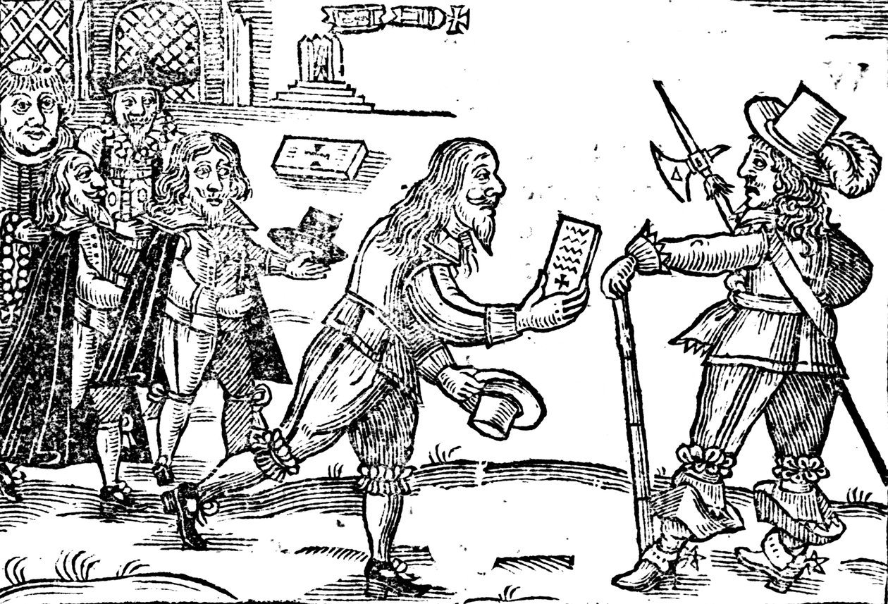 Skotská petice Karlu I. (1600-49) od English School