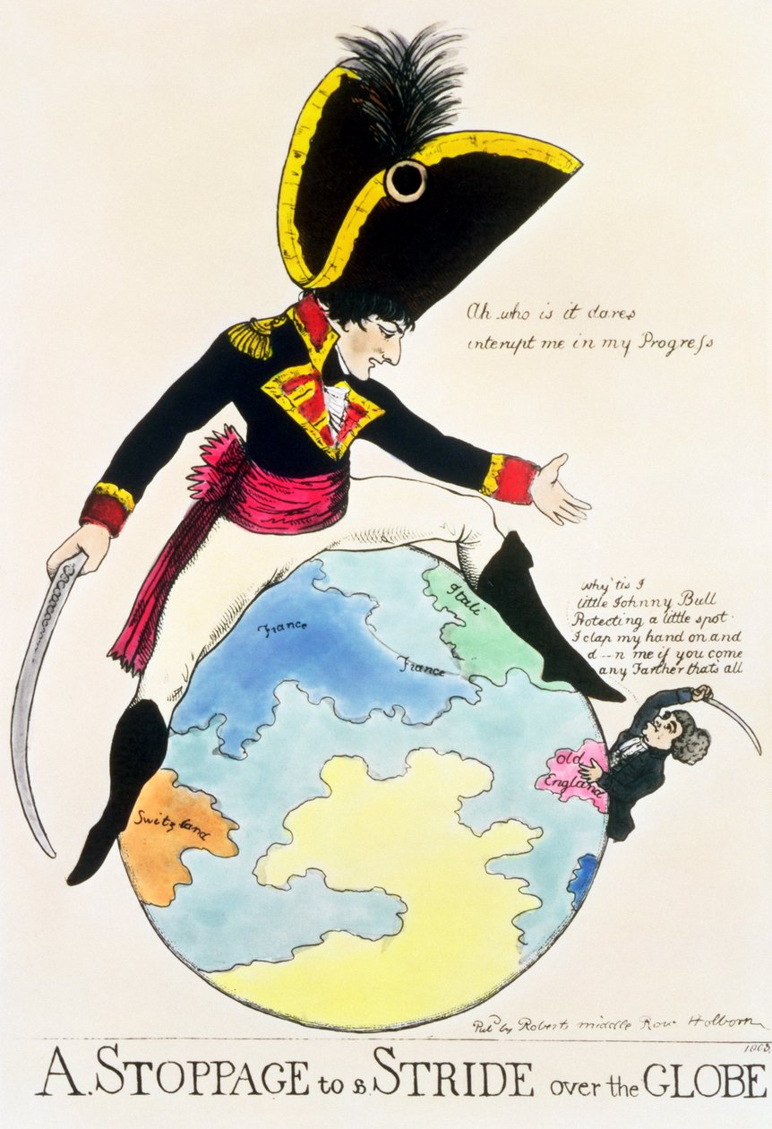 Stoppage to a Stride over the Globe, 1803 od English School