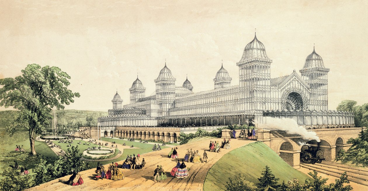 Alexandra Palace, publikoval J. King und Son, 1873 od English School
