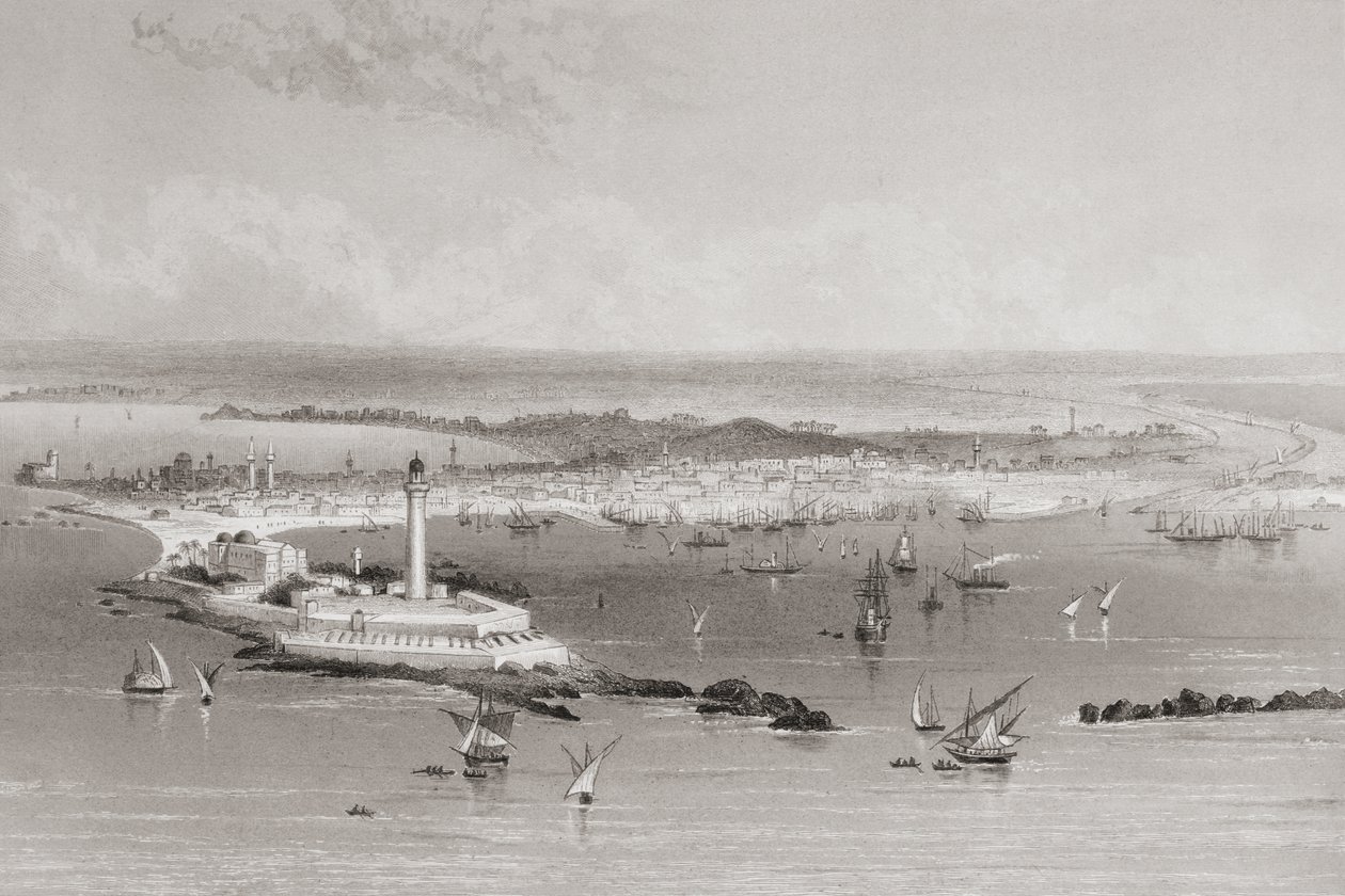 Alexandrie, Egypt, 1883 od English School
