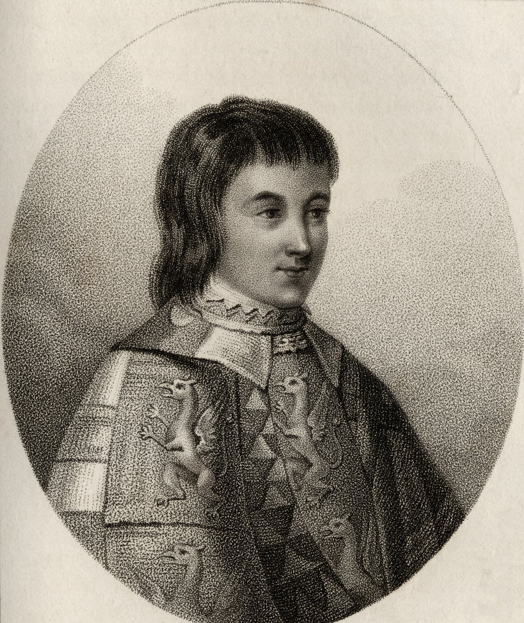 Anthony Woodville, vyrytý Gerimií, z „Katalogu královských a vznešených autorů“, vydaný v roce 1806 od English School