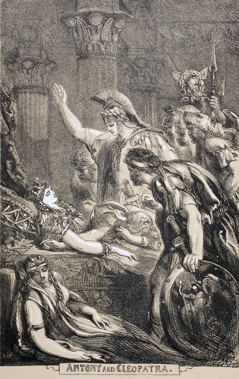 Antony a Kleopatra, 1890 od English School