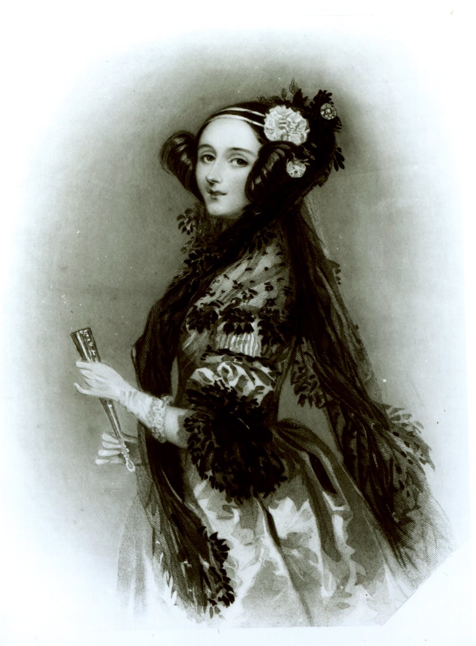 Augusta Ada Byron (1815-52) hraběnka z Lovelace od English School