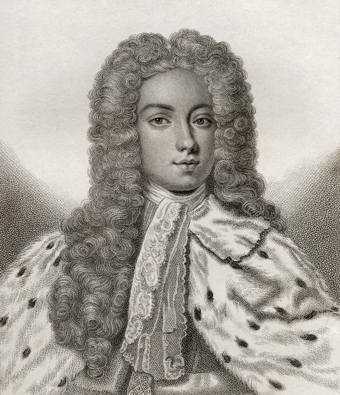 Baptist Noel, vyrytý Freemanem, ilustrace z „Katalogu královských a vznešených autorů, svazek IV“, vydaného v roce 1806 od English School