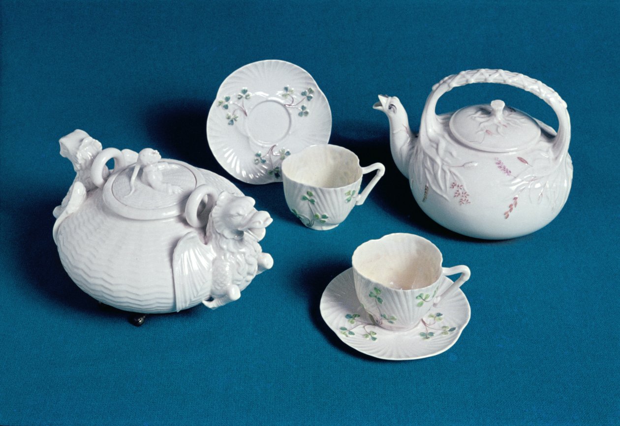 Belleek čajový servis (porcelán) od English School