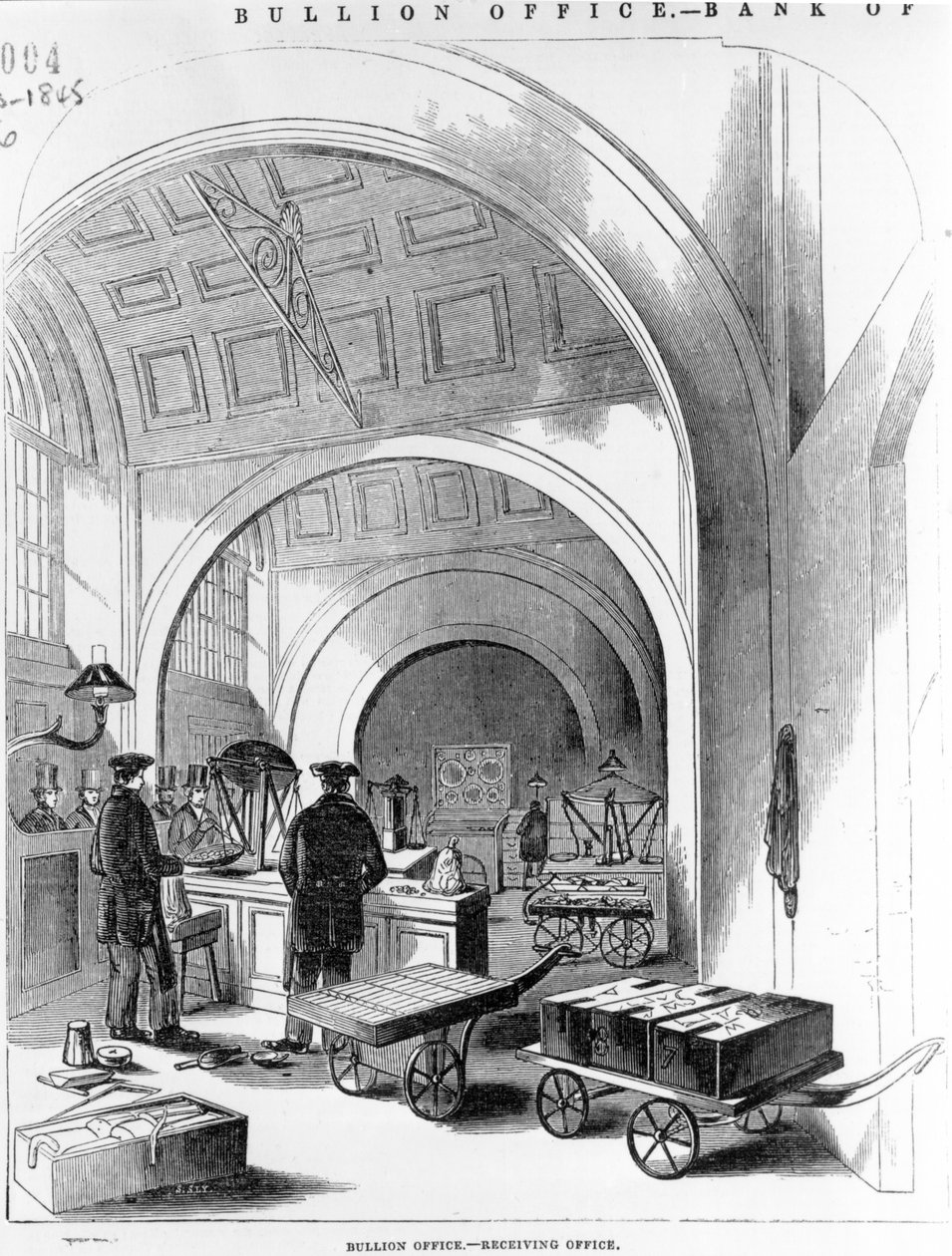 Bullion Office - Receiving Office, Bank of England od English School