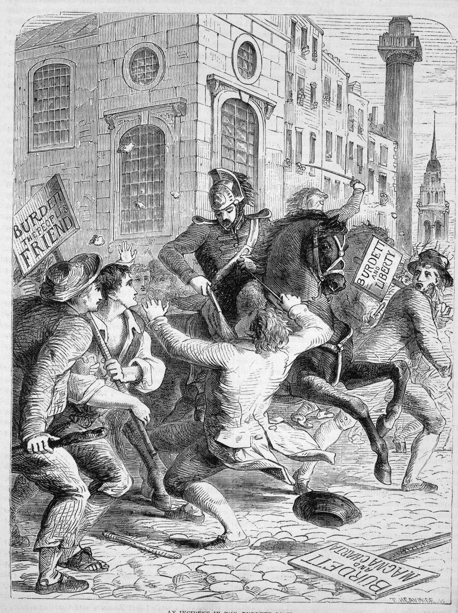 Burdett Riot, 1810 od English School
