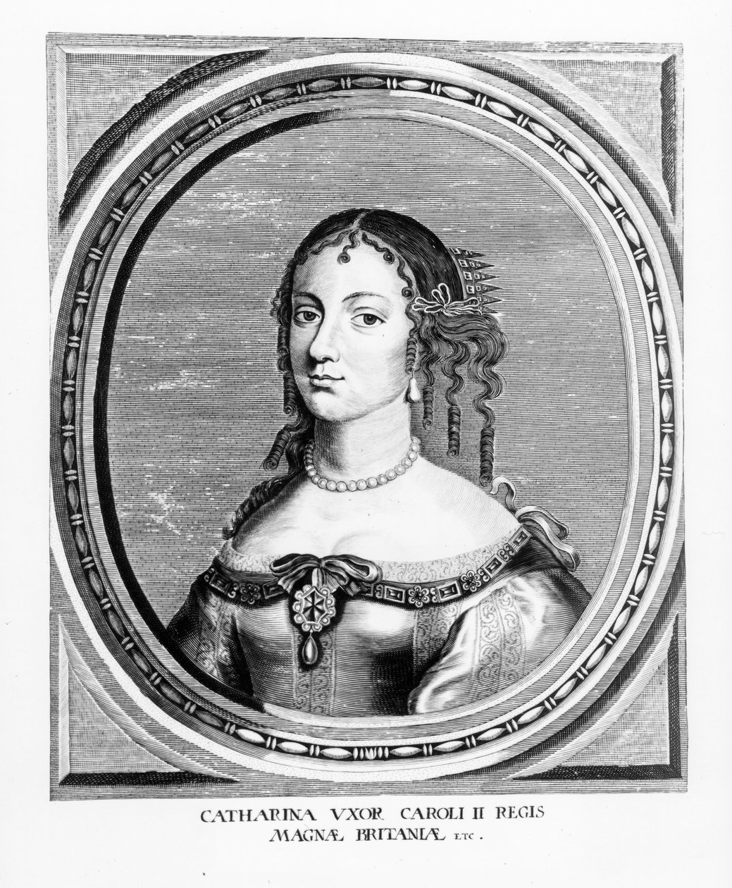 Kateřina z Braganzy (1638-1705) od English School