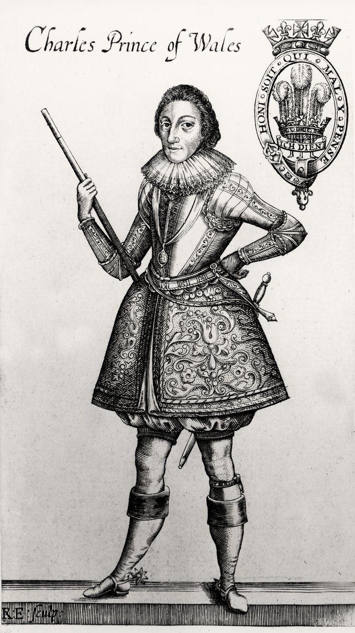 Karel I. jako princ z Walesu (1600-49) od English School