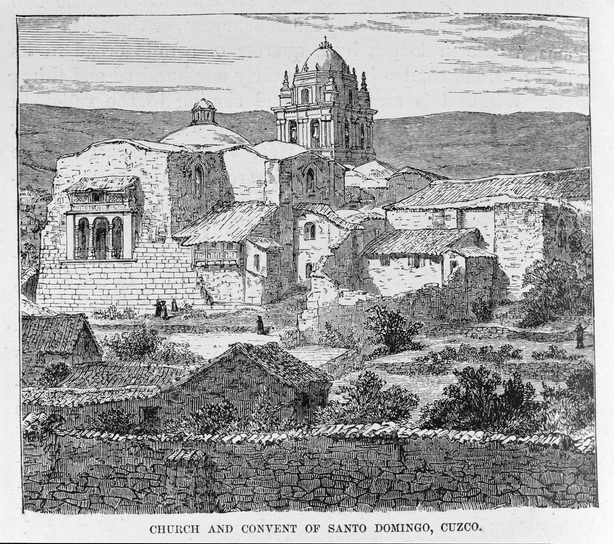 Kostel a klášter Santo Domingo, Cusco, Peru, z 