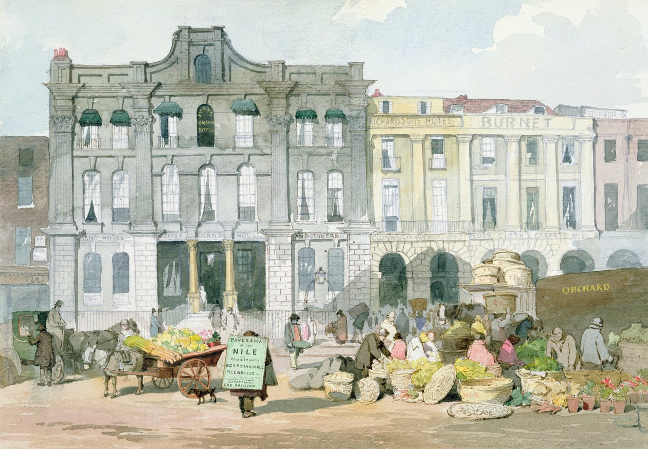 Covent Garden Market od English School