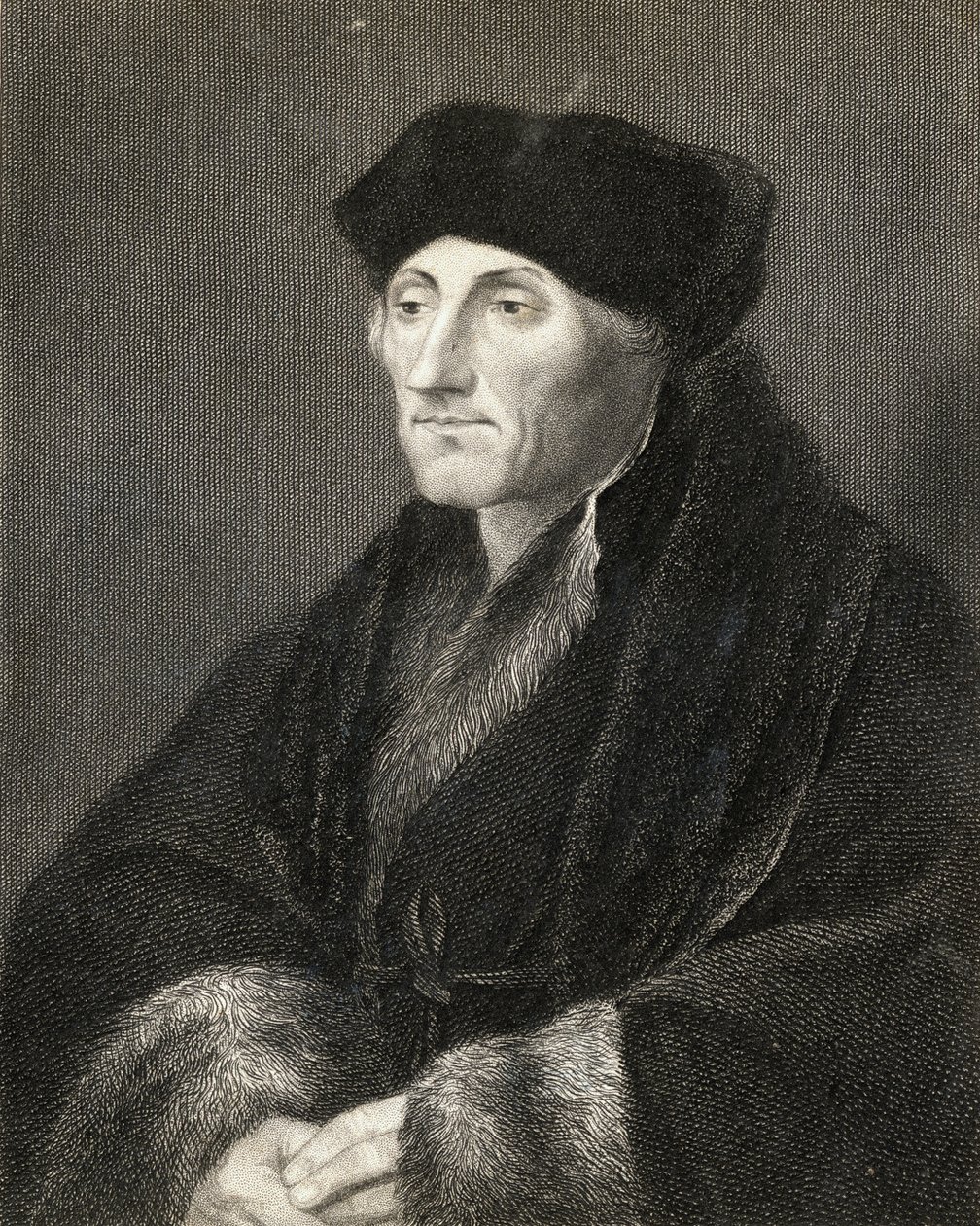 Desiderius Erasmus (1469-1536) z „Galerie portrétů“, vydané v roce 1833 od English School