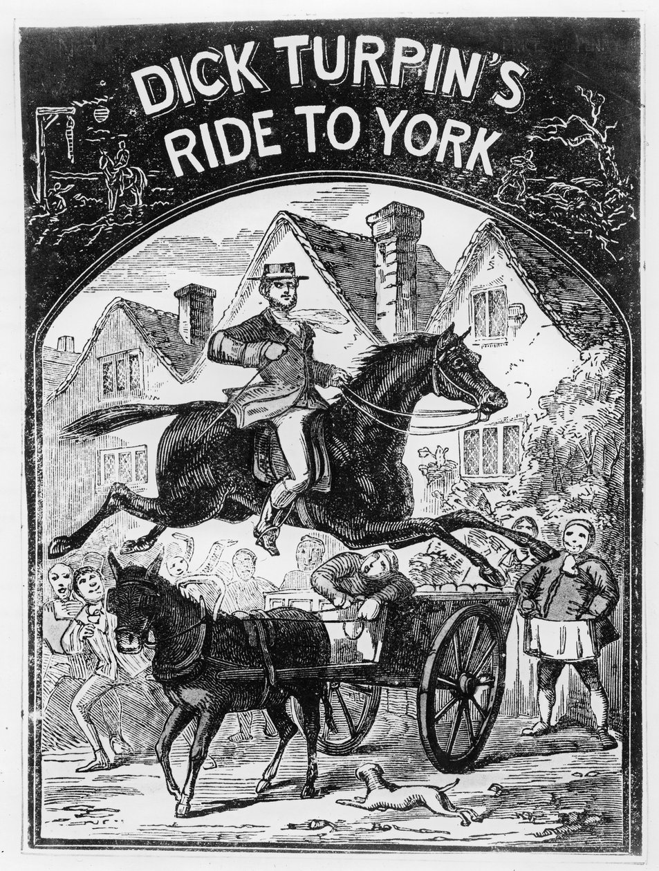 Dicka Turpina (1705-39) Ride to York od English School