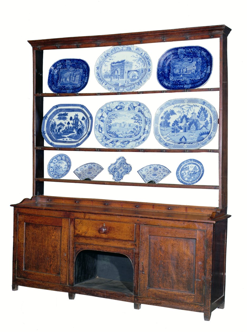Dresser, začátek 19. století (dub) od English School