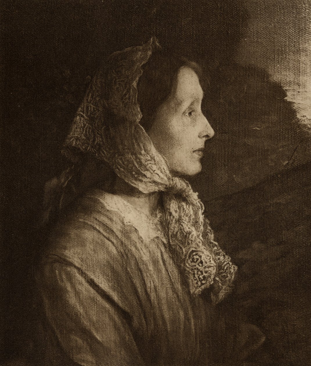 Emily Selwood, manželka Alfreda Lorda Tennysona (1809-92) od English School