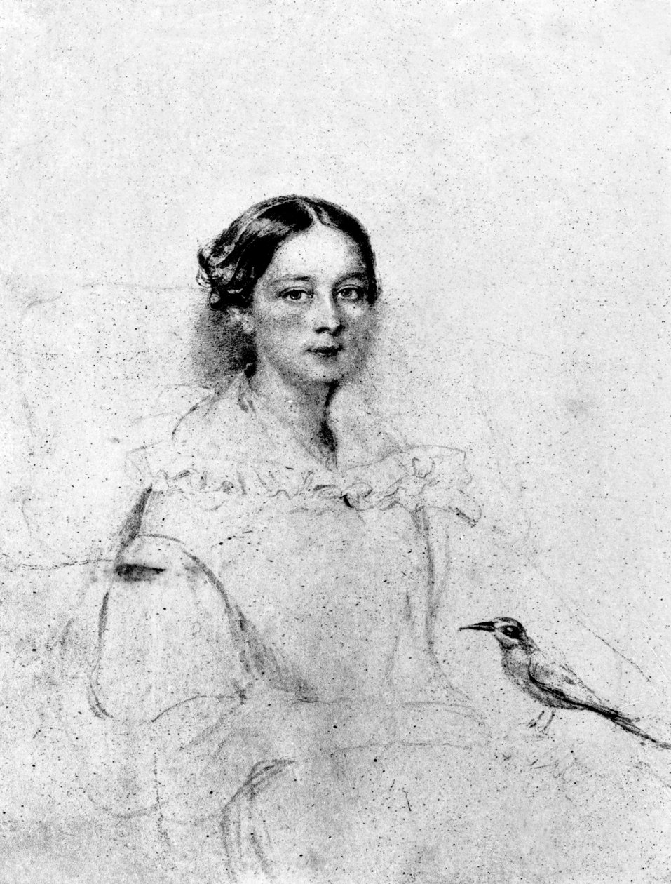 Emily Shore, po portrétu c.1838 od English School