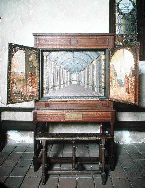 Anglické komorní varhany, 1630 od English School