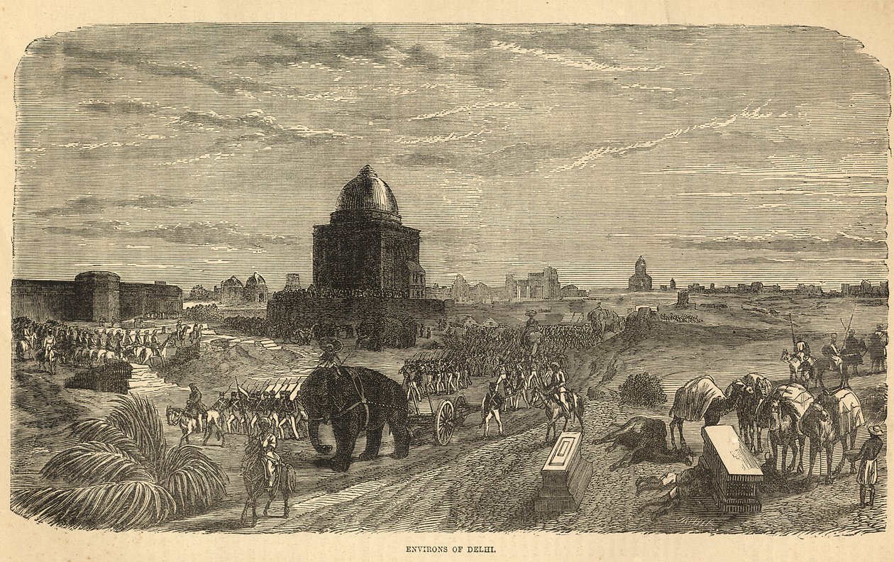 Okolí Dillí, 1857 od English School
