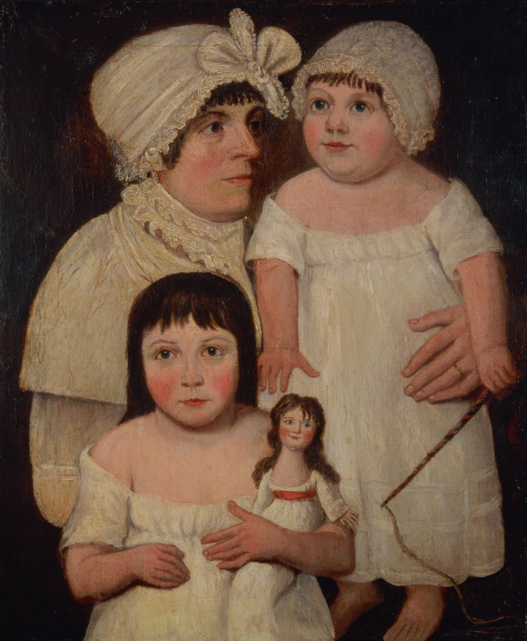 Rodinná skupina, kolem roku 1810 od English School