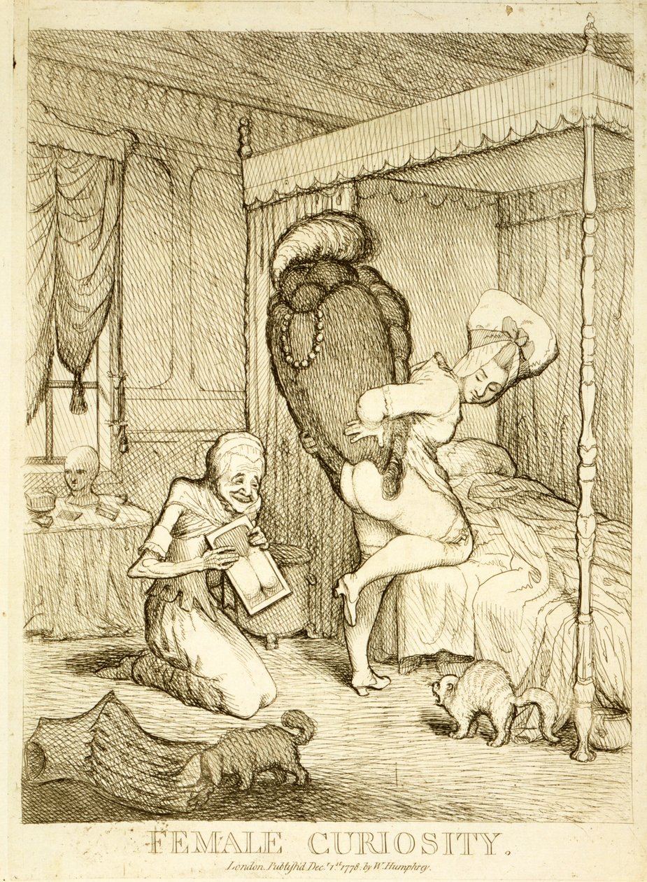 Ženská zvědavost, 1778 od English School