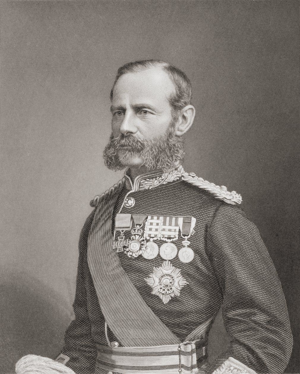 Polní maršál Frederick Sleigh Roberts, 1. hrabě Roberts, 1883 od English School
