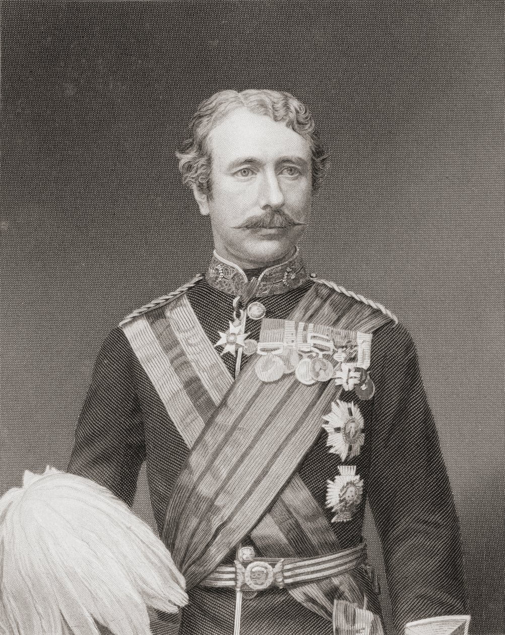 Polní maršál Garnet Joseph Wolseley, první vikomt Wolseley, 1883 od English School