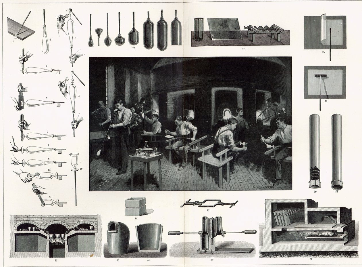 Výroba skla od English School