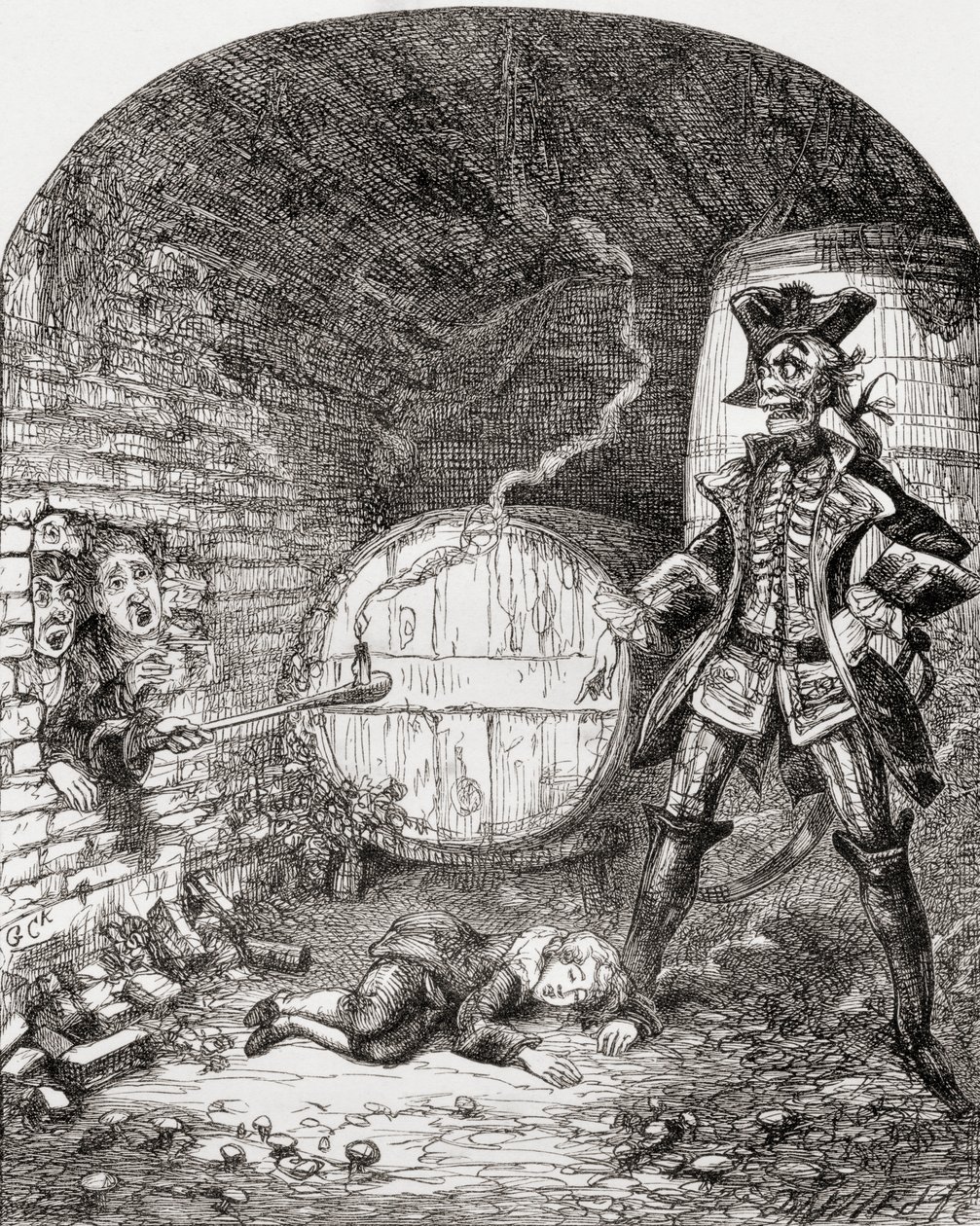 Ilustrace podle George Cruikshanka k básni 