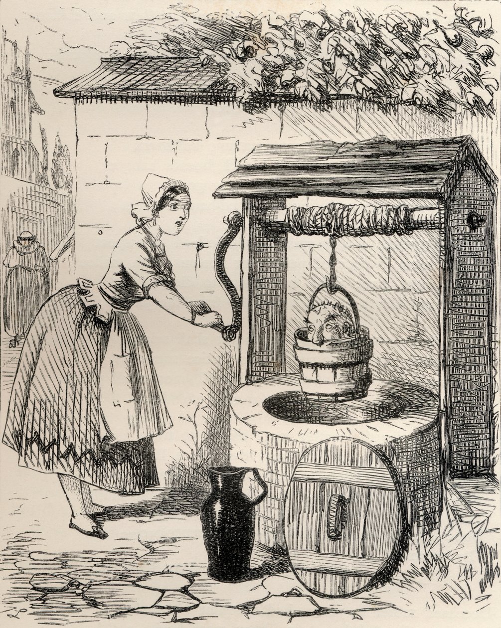 Ilustrace podle J. Leecha k básni 