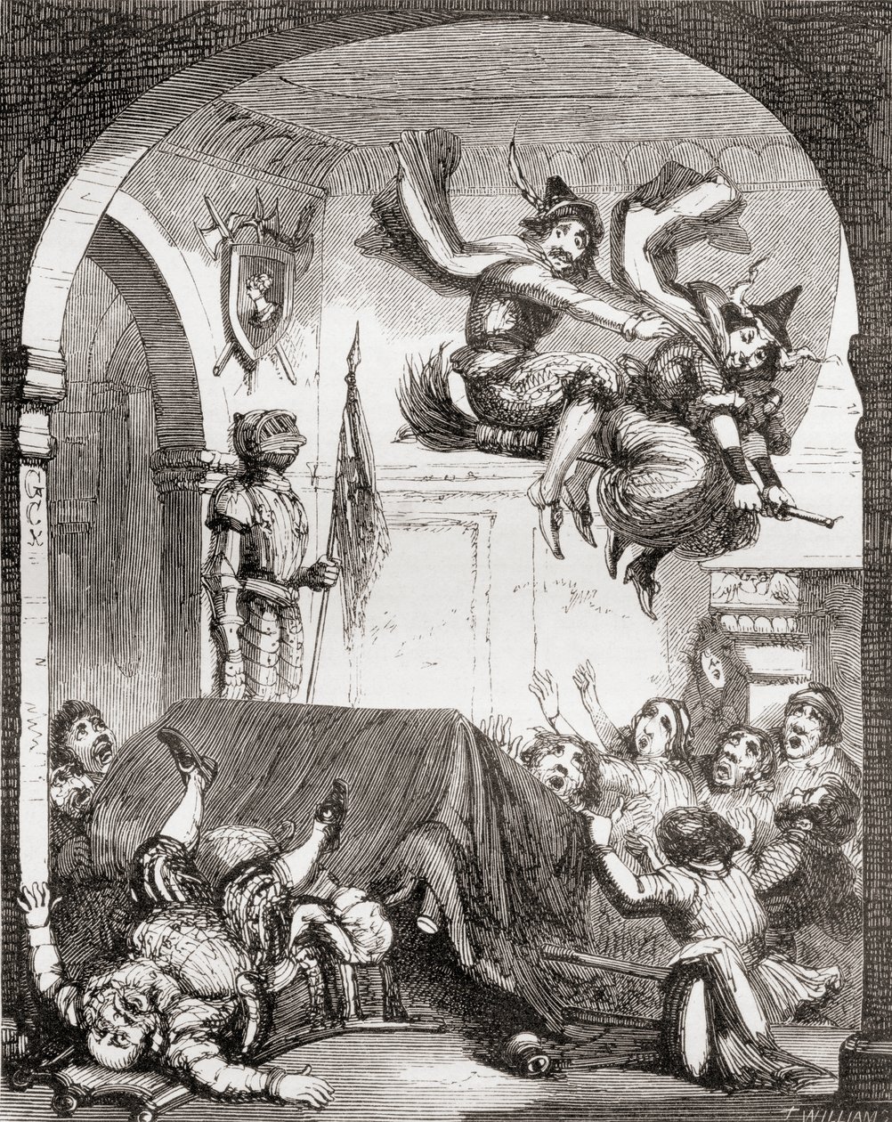 Ilustrace George Cruikshanka k básni 