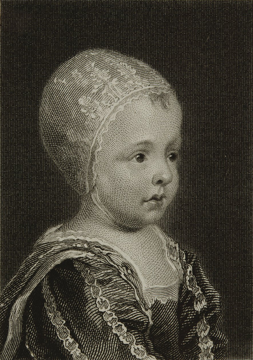 Jakub II (1633-1701) jako dítě od English School