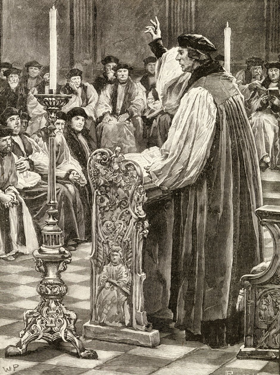 John Colet (1467-1519) kázání od English School