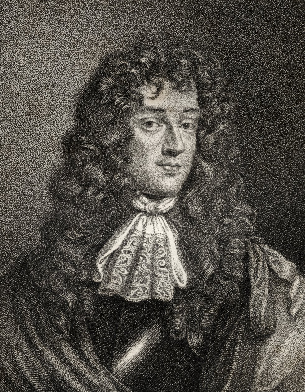 John Wilmot, ilustrace z „Katalogu královských a vznešených autorů, svazek III“, vydaného v roce 1806 od English School