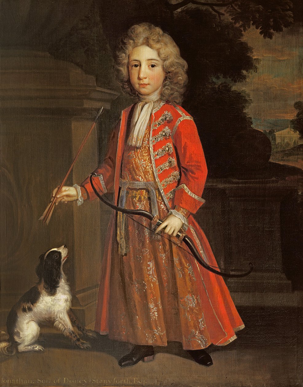 Jonathan Stanforth jako malý chlapec, kolem roku 1715 od English School