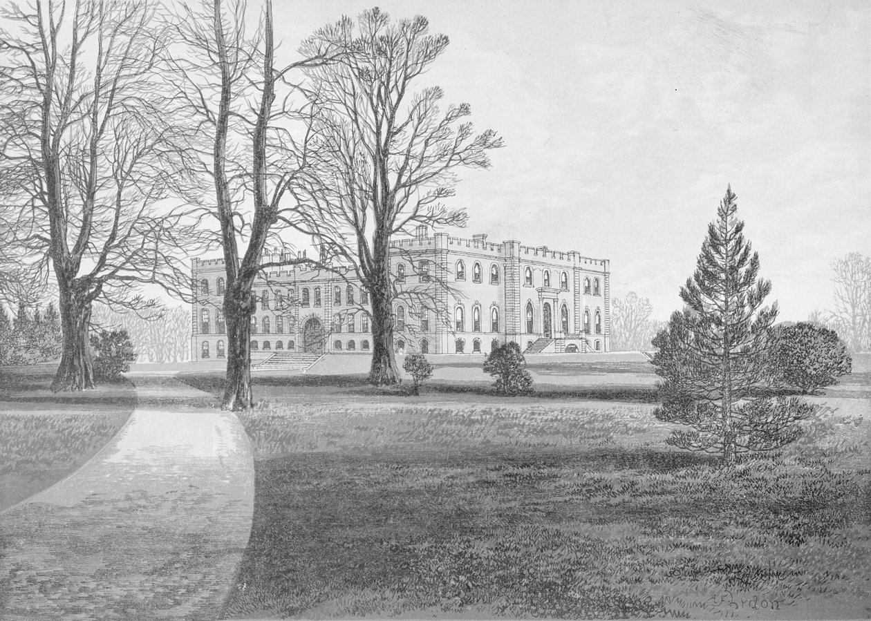 Hrad Kimbolton, 1880 od English School