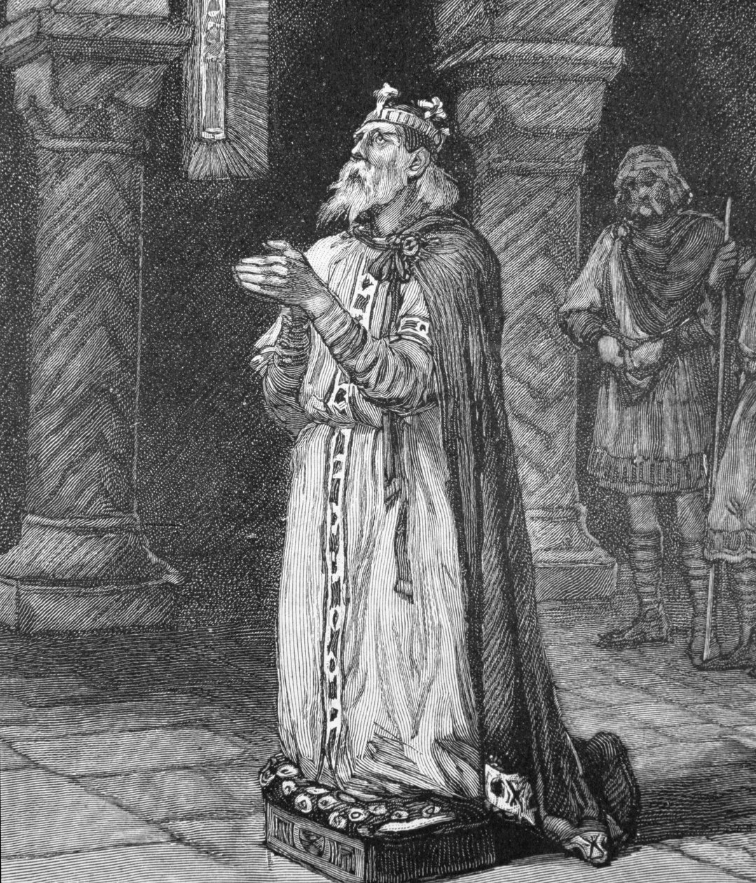 Král Edward Vyznavač (asi 1002–66) od English School